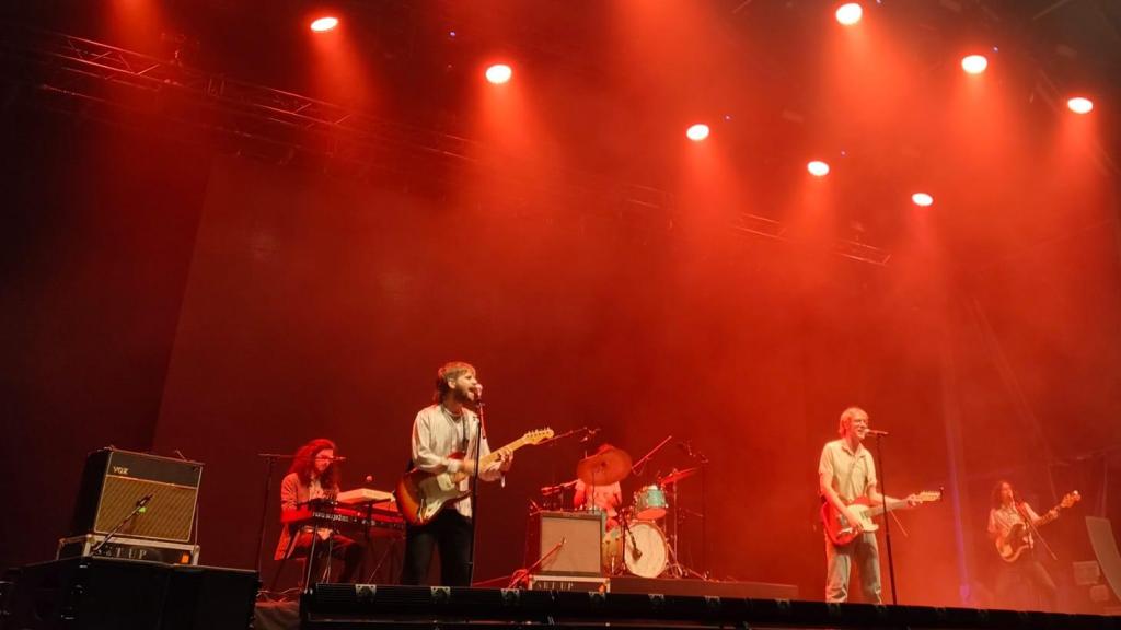 La Ludwig Band durante su actuación en la Mercè