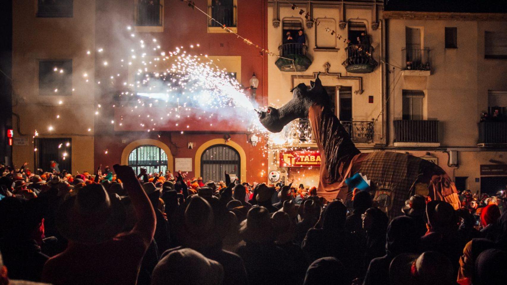 Imagen de archivo de la Fiesta Mayor de Molins de Rei en una edición anterior