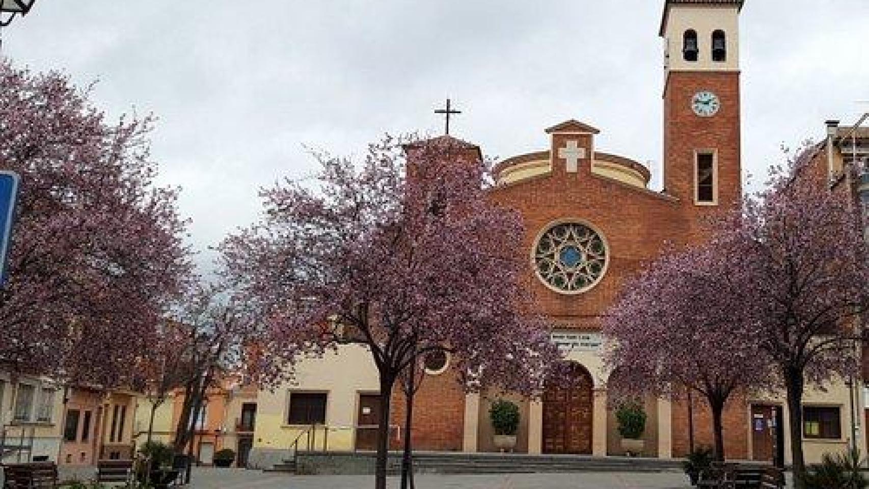 Parroquia de Sant Adrià donde dará inicio la manifestación este miércoles