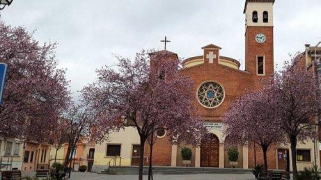 Parroquia de Sant Adrià donde dará inicio la manifestación este miércoles