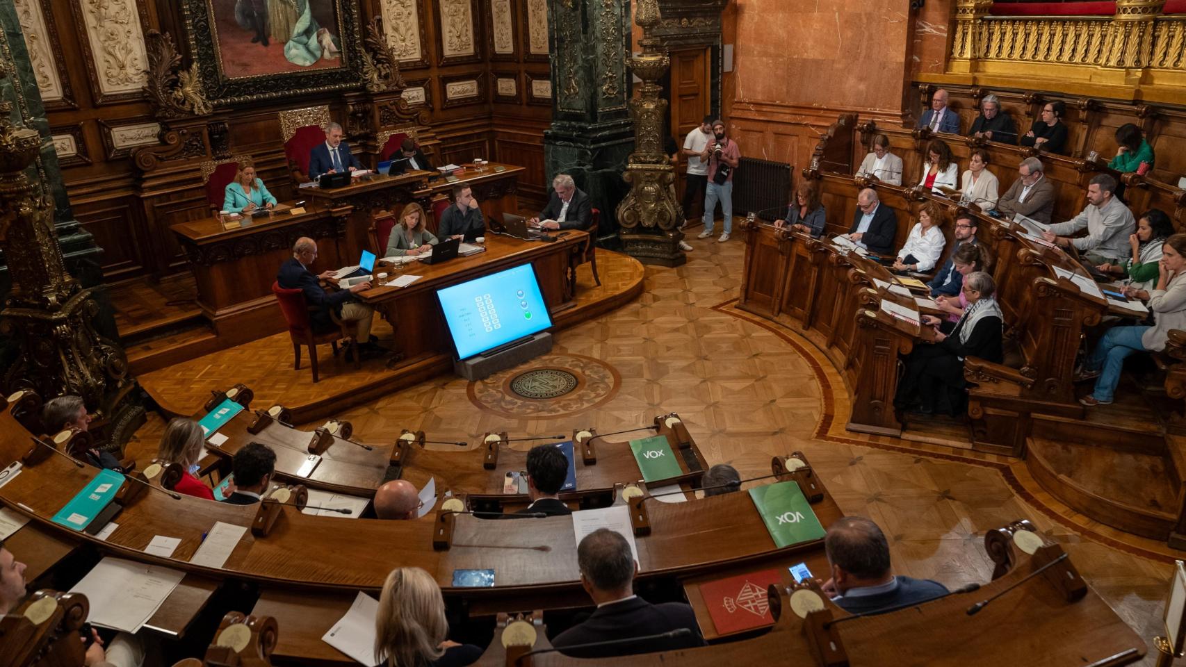 Pleno municipal de Barcelona