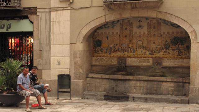 La fuente de Porta Ferrissa en una imagen de archivo