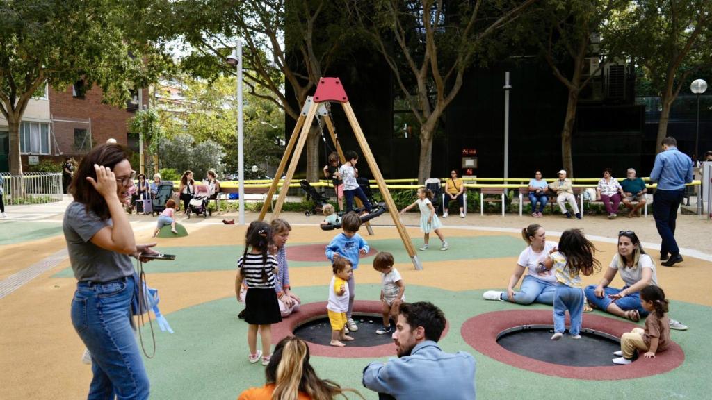 El nuevo parque de los jardines Clara Campoamor