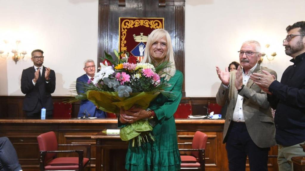 Pilar Díaz tras su renuncia a la alcaldía de Esplugues