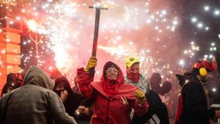 El 'Correfoc' de Tiana, desde dentro: las mejores imágenes de la fiesta popular