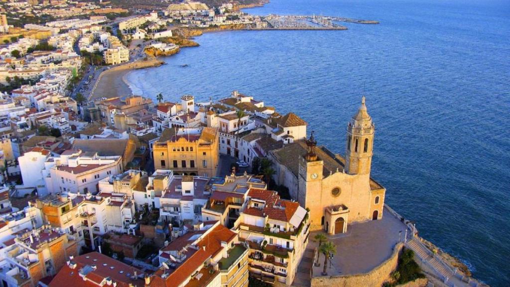 Vista aérea de Sitges