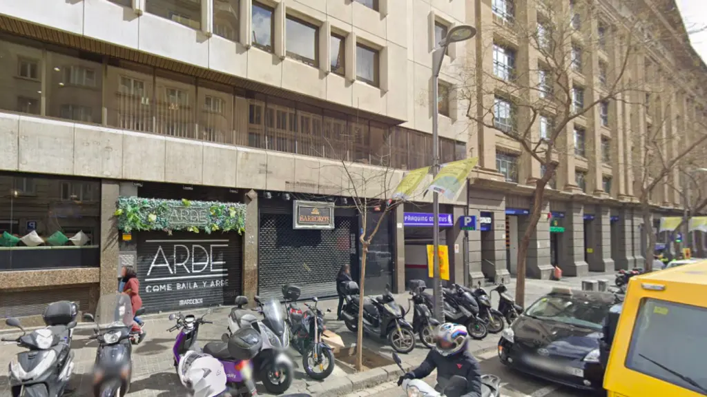 Exterior de la discoteca Barroko's de Barcelona donde tuvo lugar la agresión