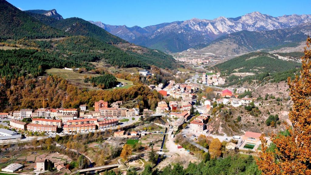 Vistas panorámicas de la Guardiola de Berguedà