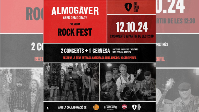 Cartel del Almogàver Rock Fest de Barcelona