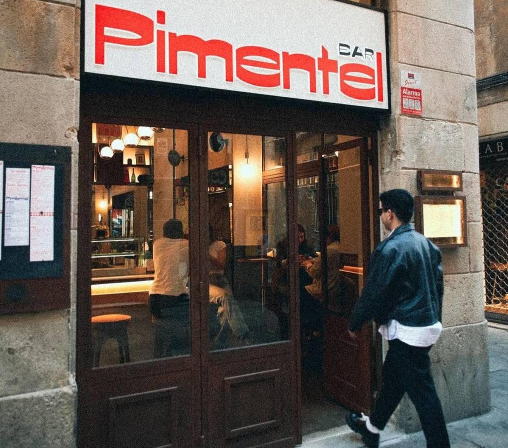 Bar Pimentel, en el barrio del Born de Barcelona