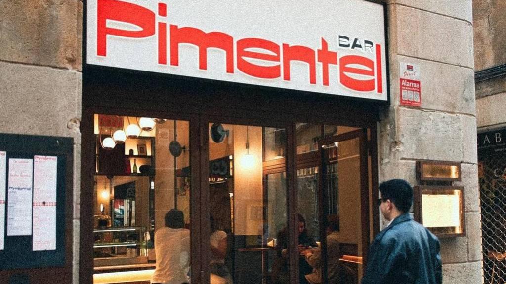 Bar Pimentel, en el barrio del Born de Barcelona