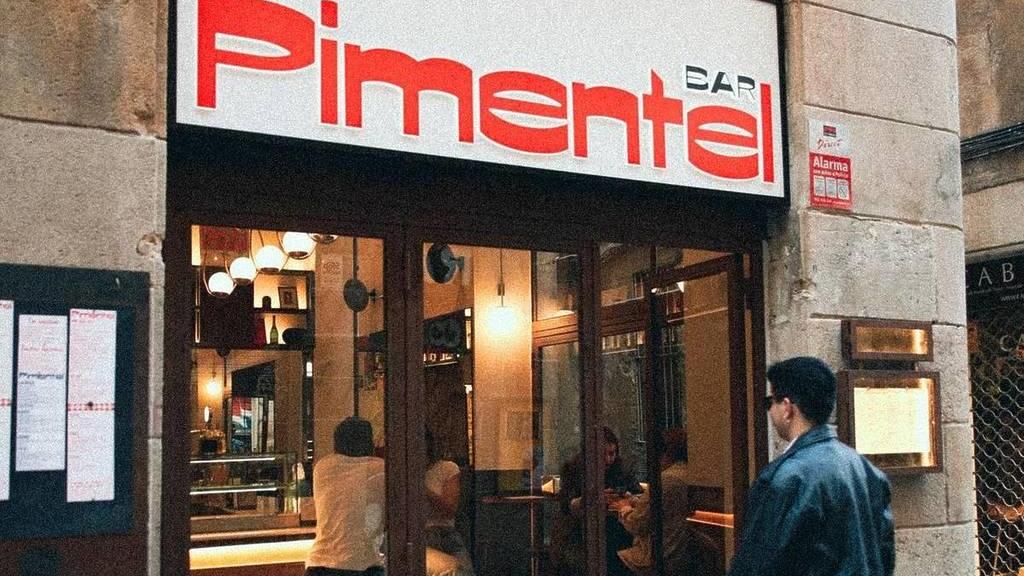 Bar Pimentel, en el barrio del Born de Barcelona