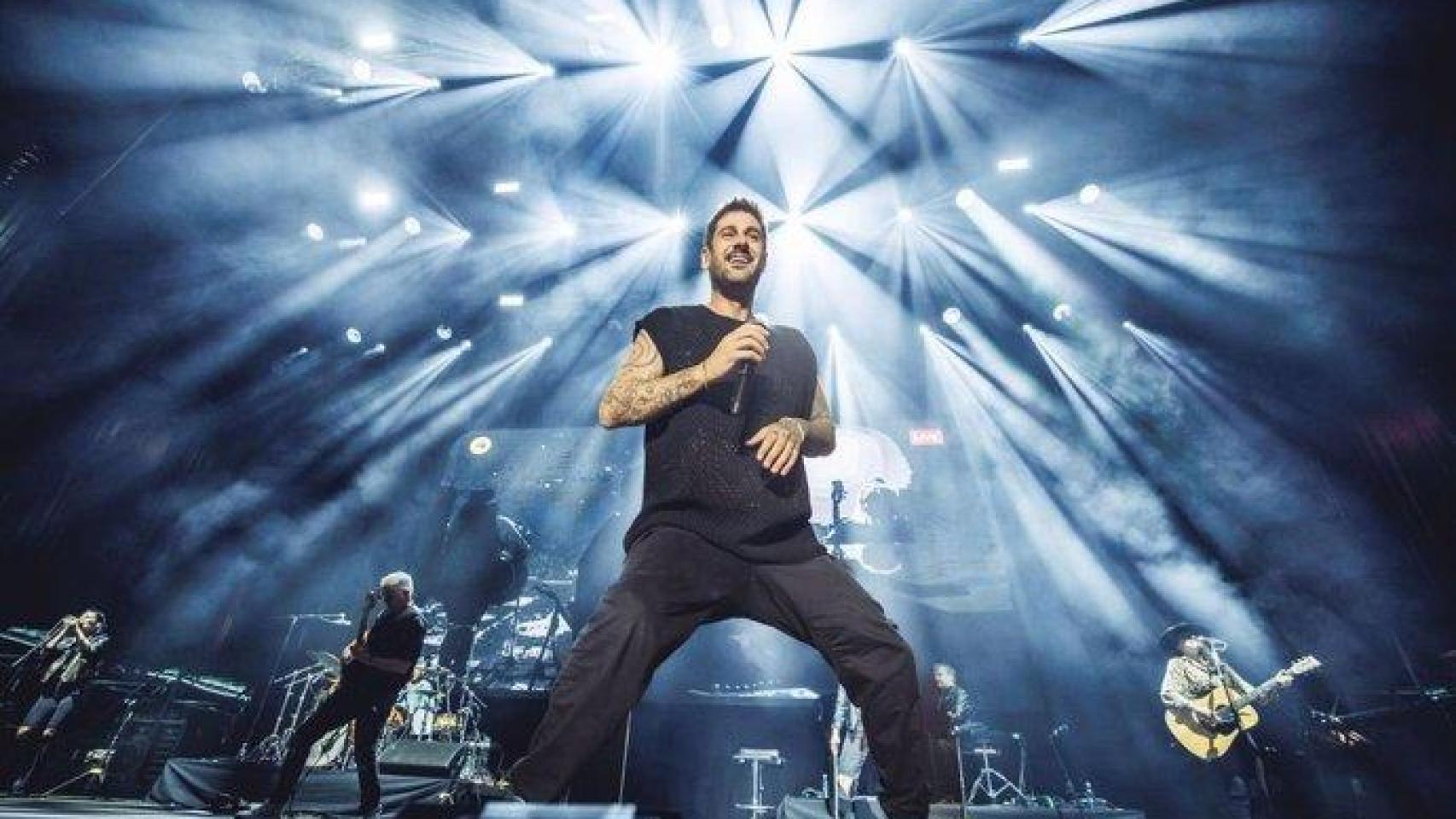 Melendi durante la gira '20 años sin noticias'