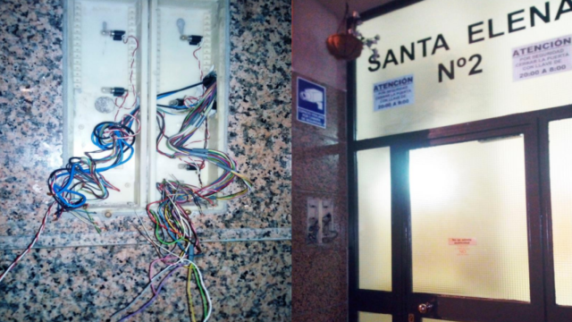 Vandalizan un portal de un piso de propiedad municipal en el Raval de Barcelona