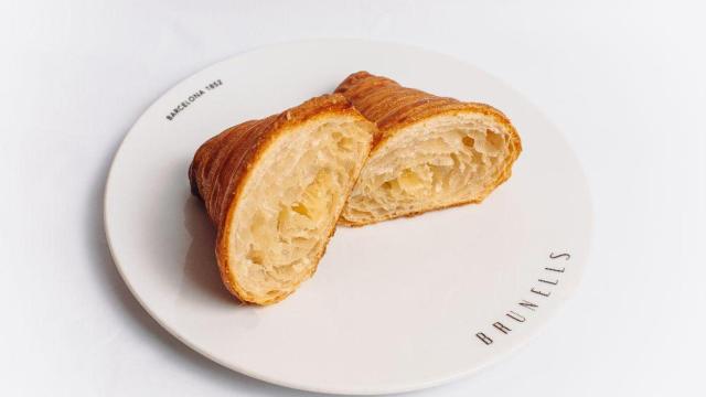 Croissant de mantequilla de la pastelería Brunells, premiado como el mejor de España