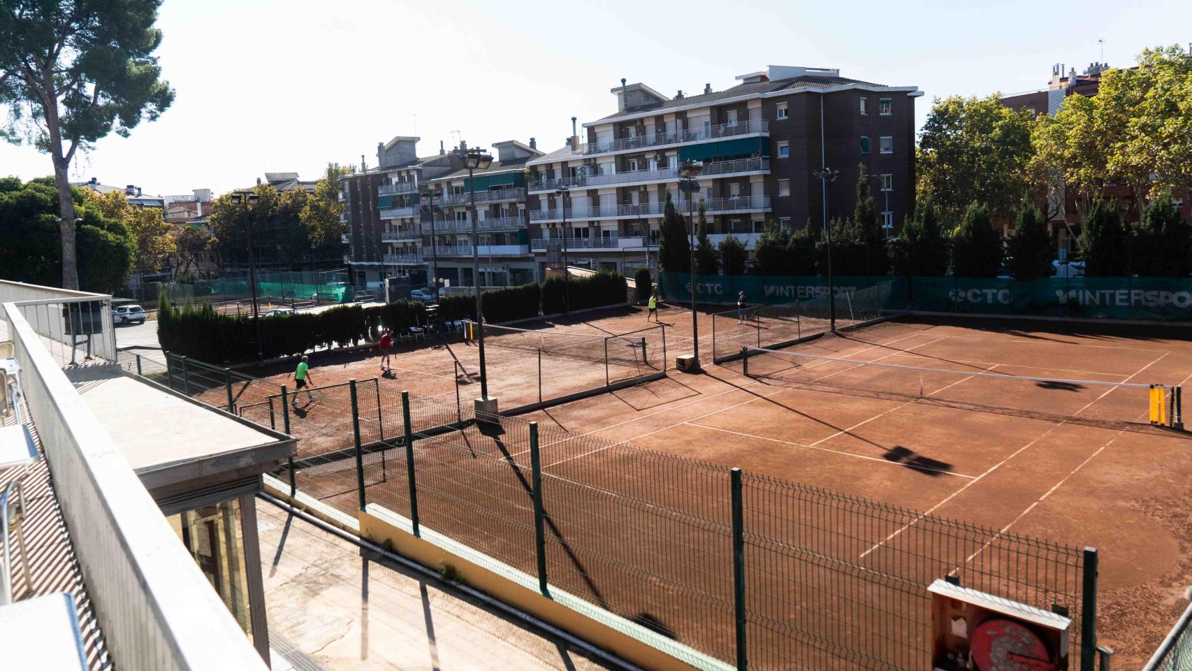 Pistas de tenis del Club de Tenis Castelldefels