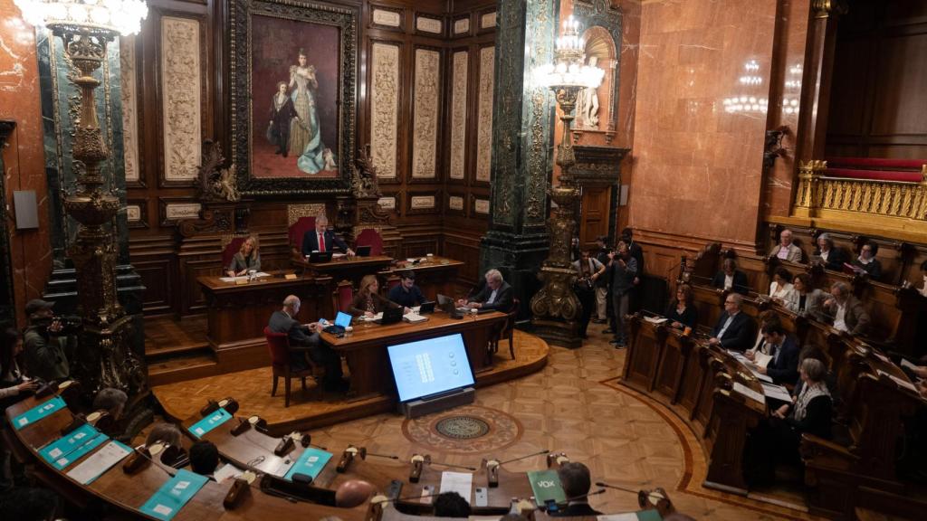 Pleno municipal de Barcelona