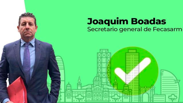 Pila verde de Joaquim Boadas, secretario general de FECASARM