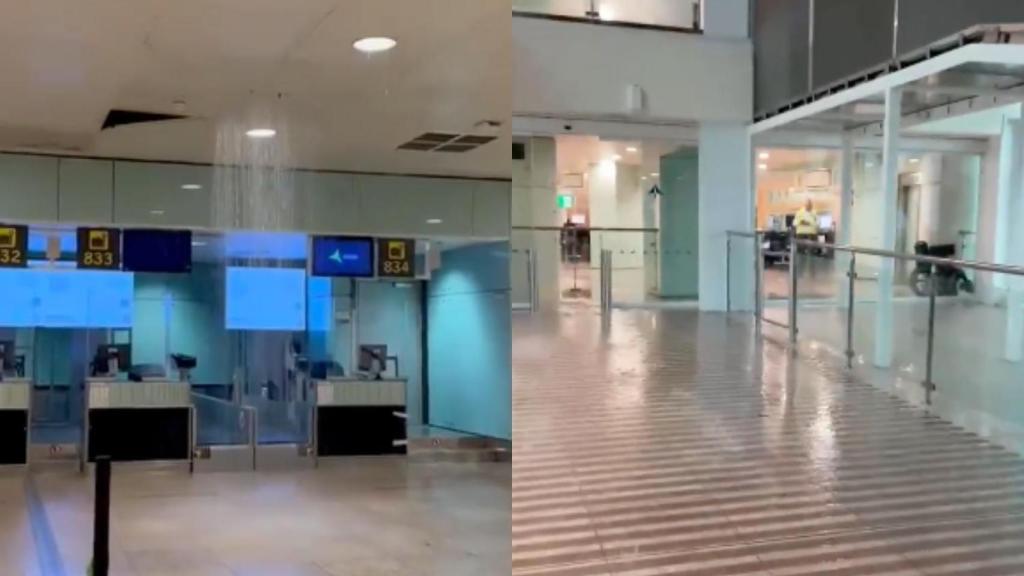 Inundaciones en el Aeropuerto de Barcelona