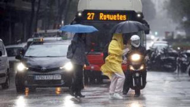 El Barcelonès y el Garraf, en alerta roja por lluvias torrenciales