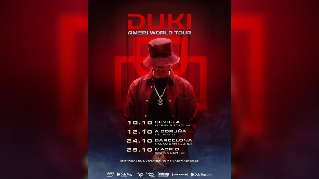 Cartel promocional del Ameri World Tour de Duki