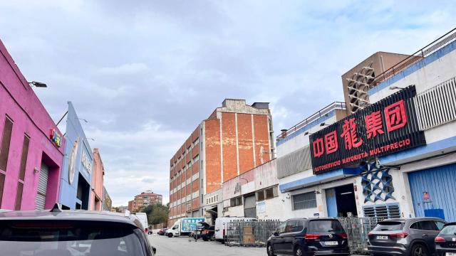 La calle Sant Lluc de Badalona