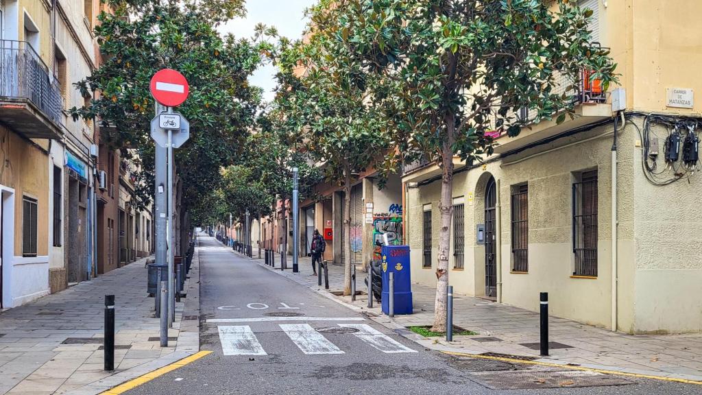 Estado actual de la antigua ubicación del refugio