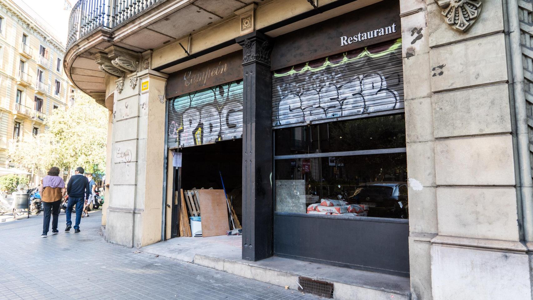 Un antiguo restaurante familiar del Eixample, en obras para convertirse en un Vivari