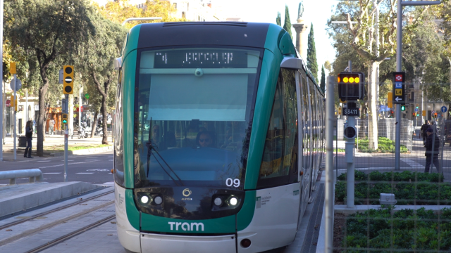 La esperada llegada del tranvía de Barcelona a Verdaguer