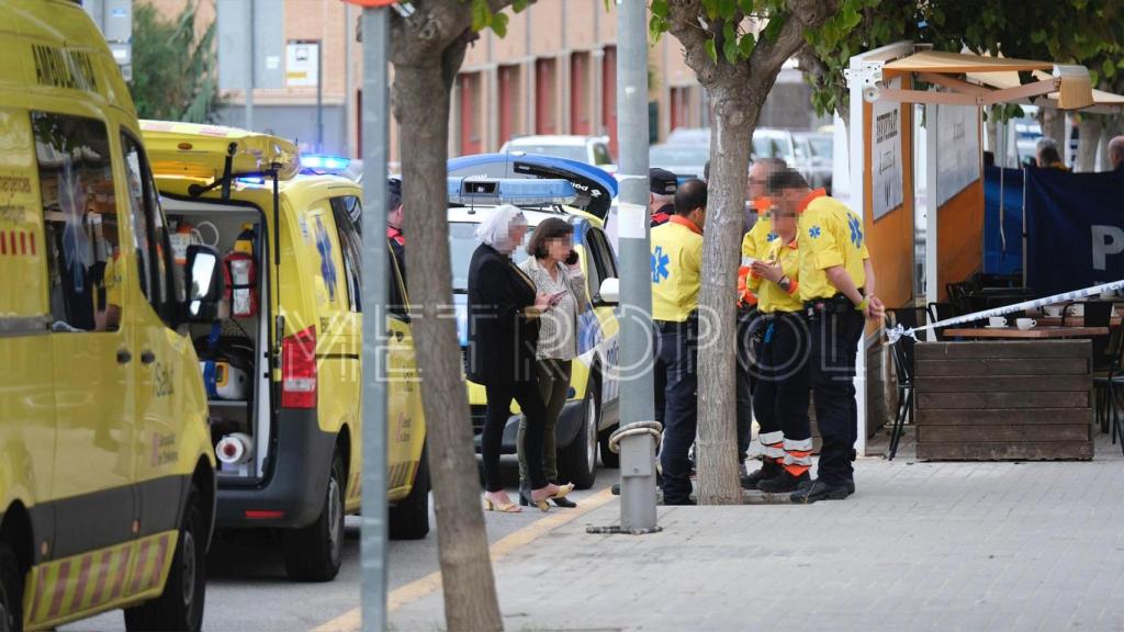 Escenario del crimen en Montgat