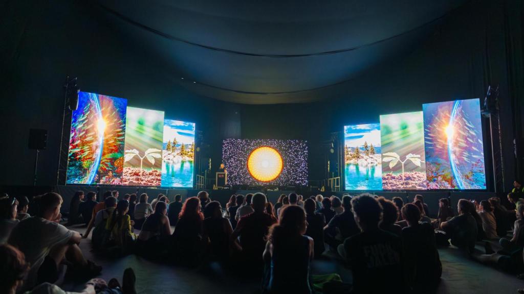 Espectáculo audiovisual en el Sónar 2023