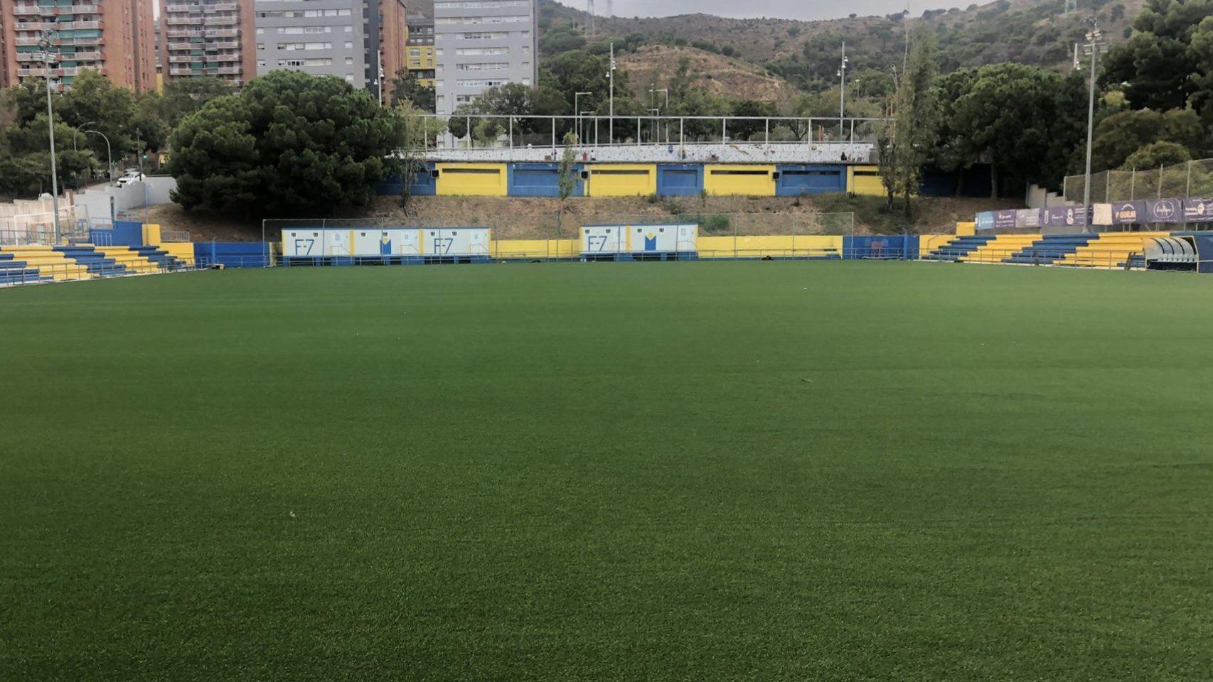 Terreno de juego de la EE Guineueta