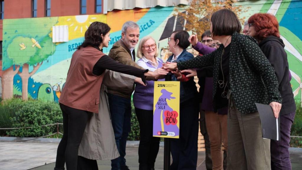 Presentación de la nueva plaza de la Verneda