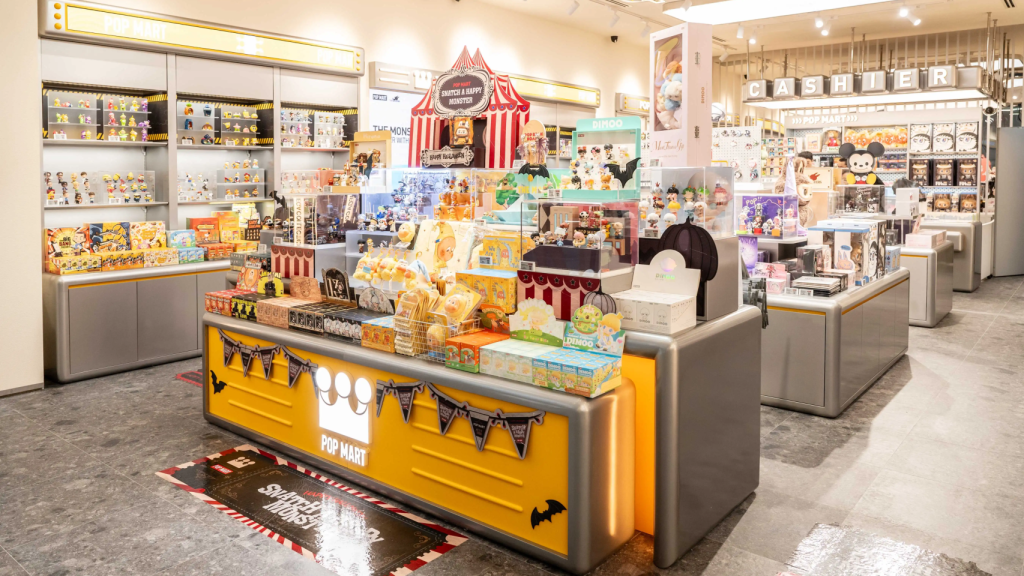 El interior de una tienda de Pop Mart en Australia