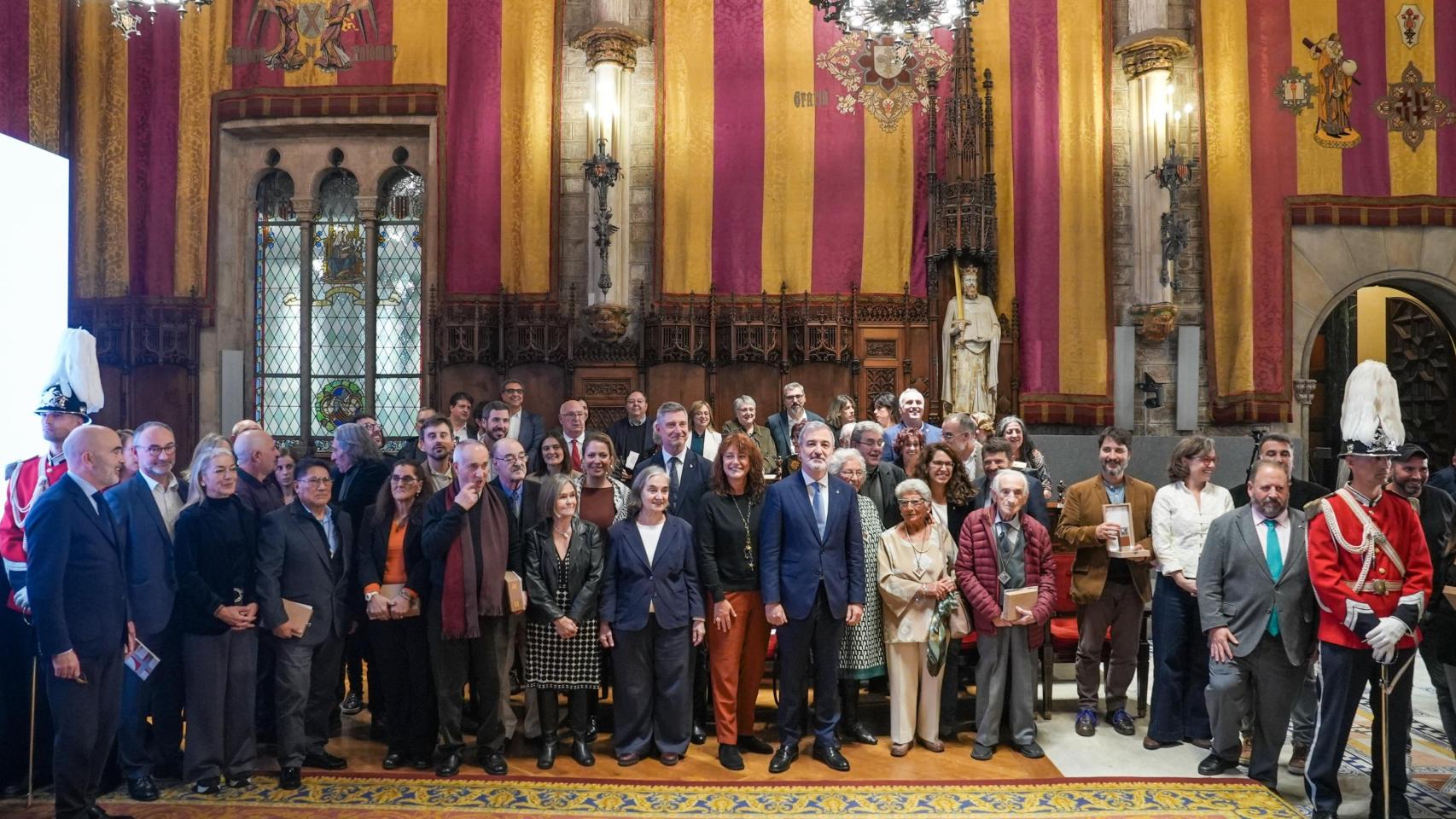 Evento de las Medallas de Honor en el Ayuntamiento de Barcelona