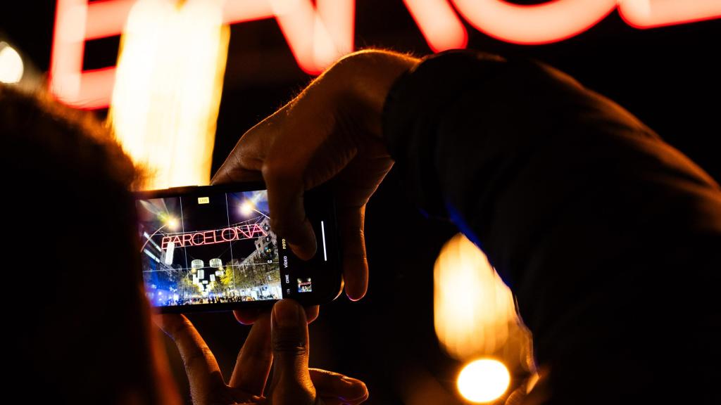 Luces de Navidad de Gran Via de les Corts Catalanes 2024