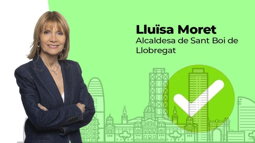 La alcaldesa de Sant Boi, Lluïsa Moret