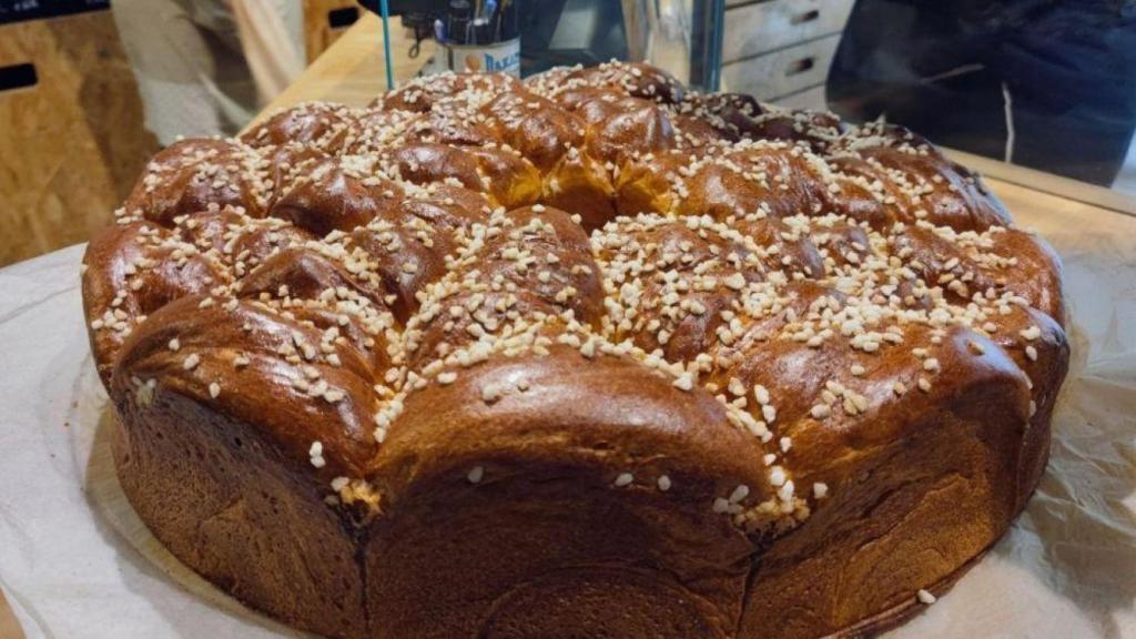 Corona de brioche de la panadería Pan a Mà.