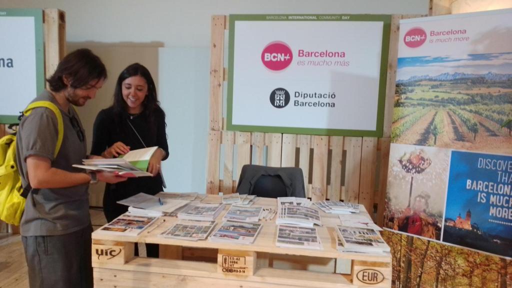 Estand de la Diputació de Barcelona en el BICD