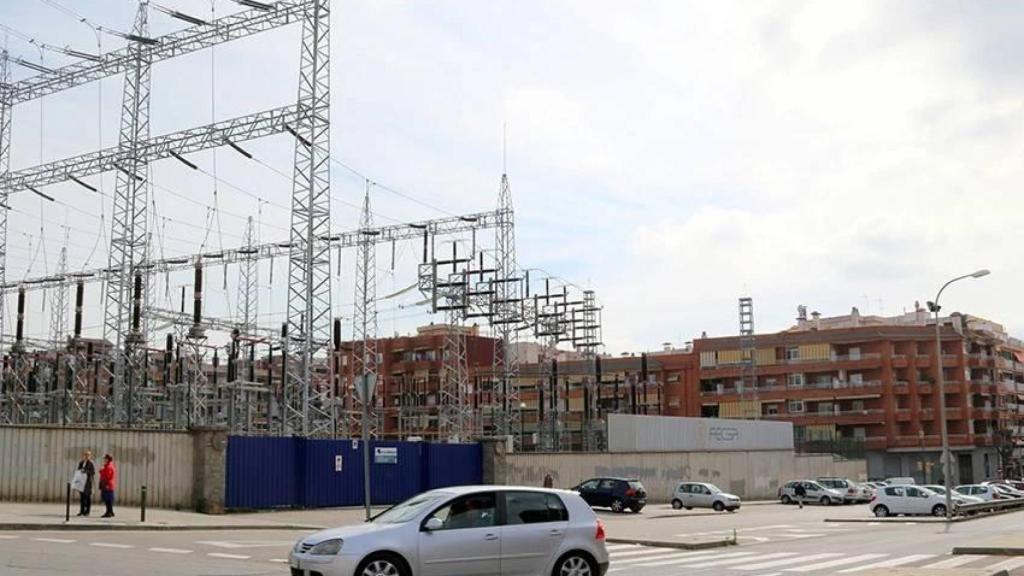 La subestación eléctrica de Fecsa en Sant Boi de Llobregat