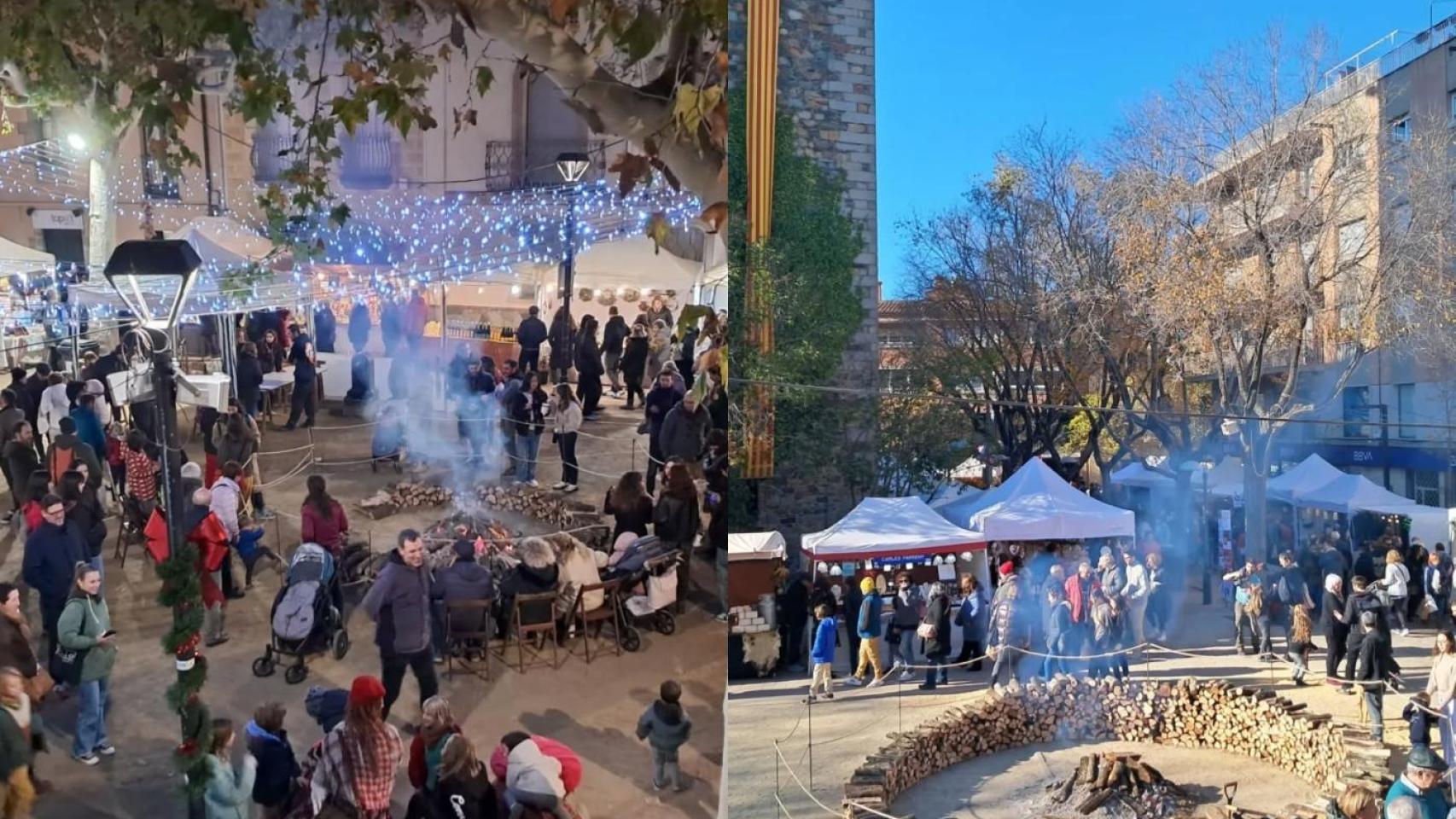 La feria de Navidad de Cardedeu en su edición anterior