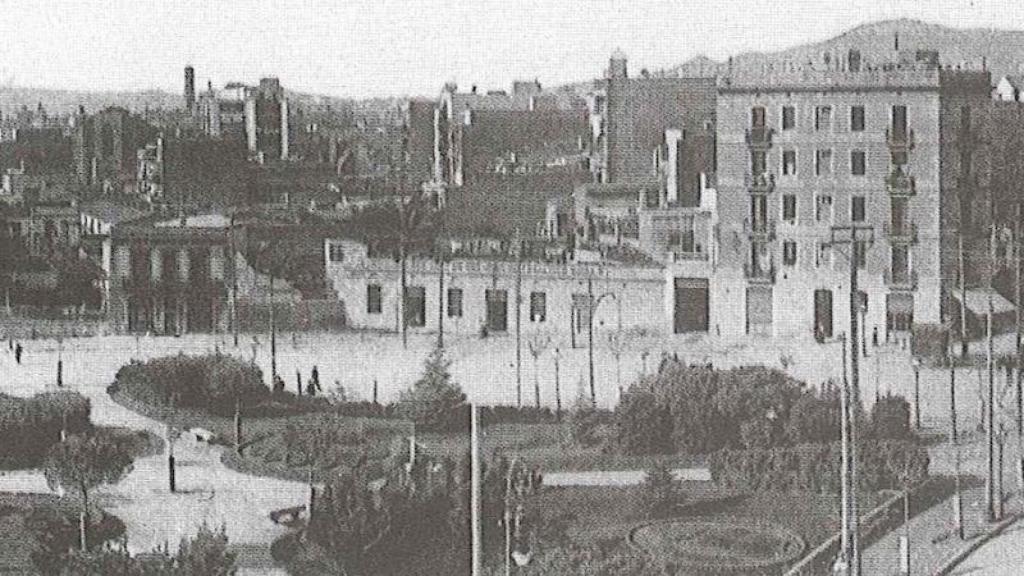 Imagen histórica del barrio de Sants