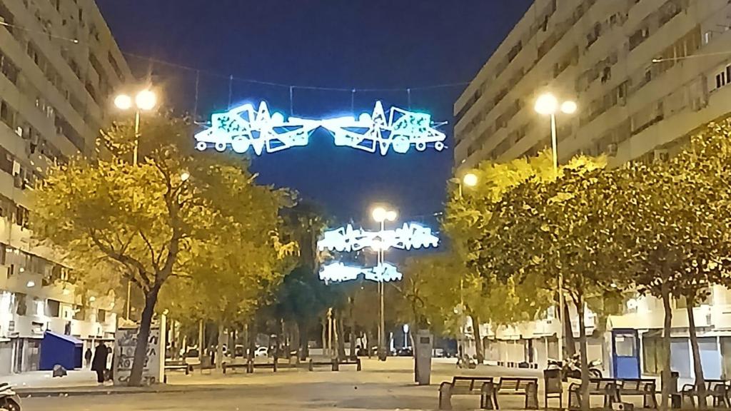 Luces de Navidad en La Mina