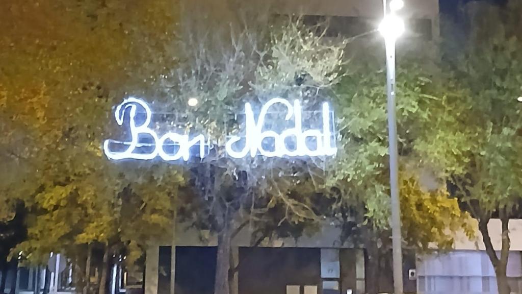 Luces de Navidad en La Mina