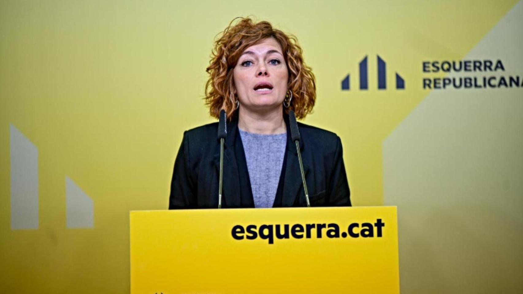 La líder de ERC en Barcelona y secretaria general del partido, Elisenda Alamany