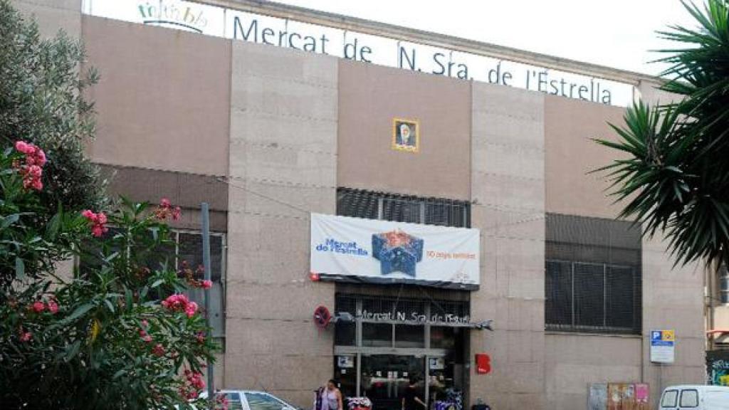 Fachada del Mercat de L'Estrella