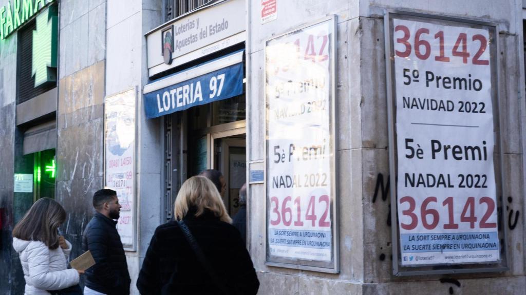 Una administración de lotería en Barcelona