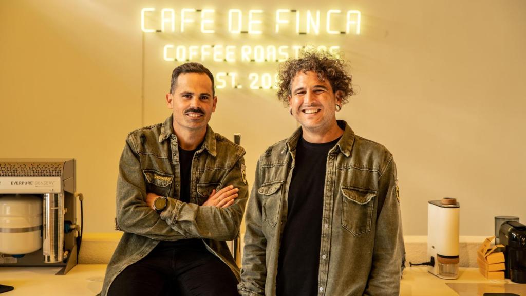 Jonathan Moral y Juan Pendas, directivos de Café de Finca