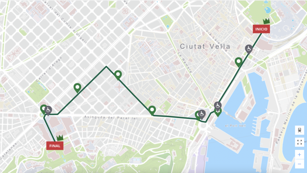 Recorrido de la Cabalgata de Reyes 2025 en Barcelona