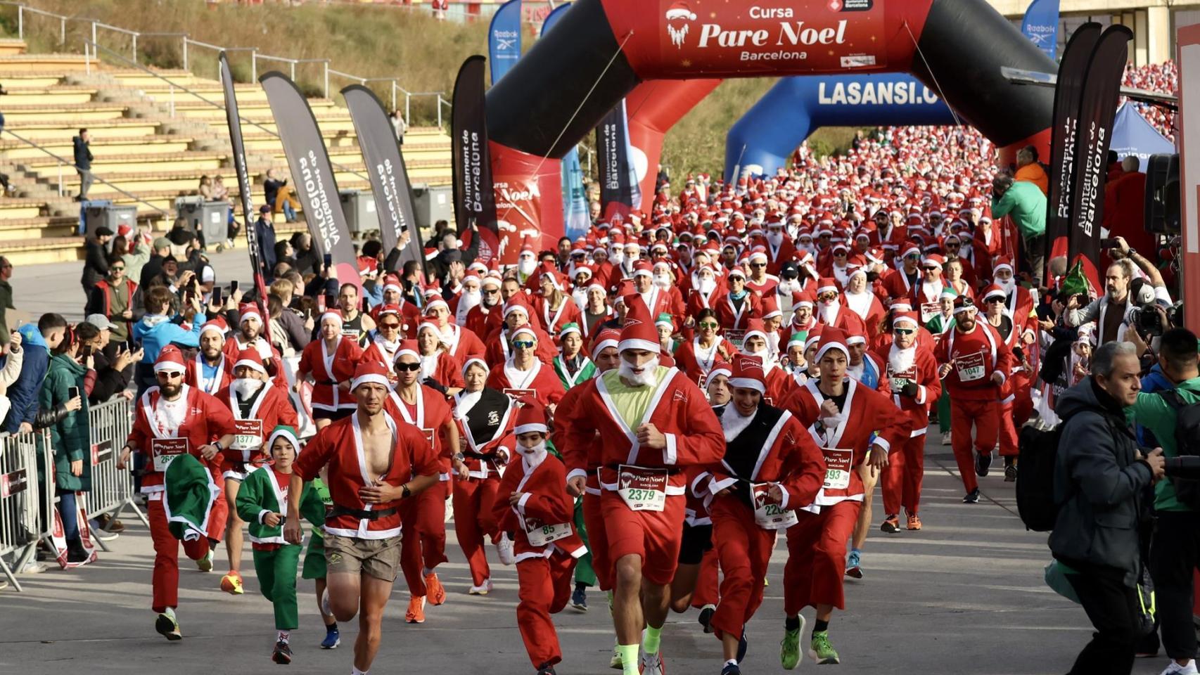 I Carrera Papá Noel de Barcelona, a 22 de diciembre de 2024